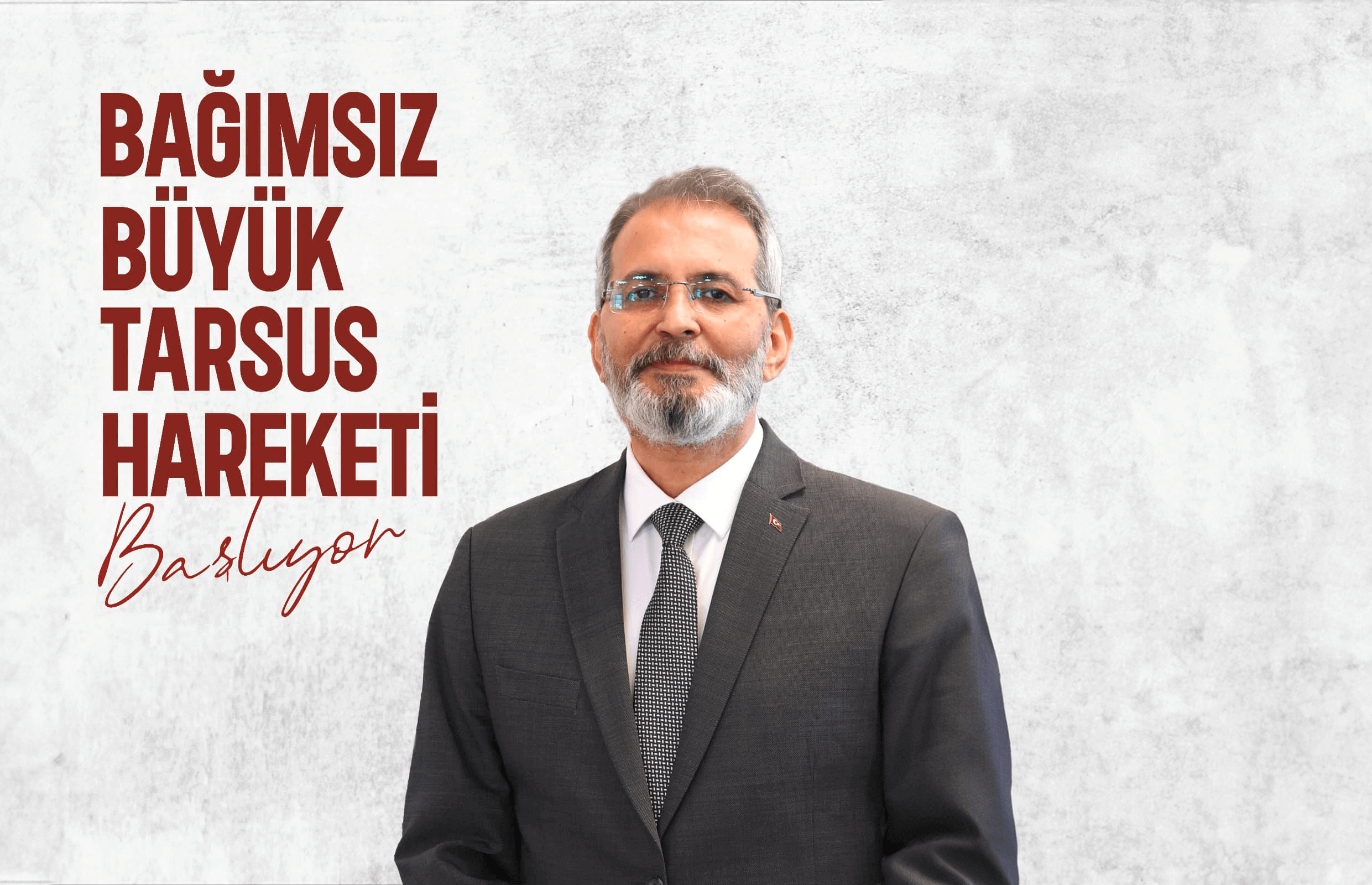 ''Büyük Bağımsız Tarsus Hareketi Başlıyor'' Kampanyası ile Tarsus Belediye Başkanı Haluk BozdoğanBağımsız Olarak Seçimlere Katılacağını Açıkladı 